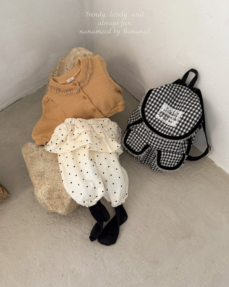 nanamood by banana.j / bebe mocha cardigan【for baby】