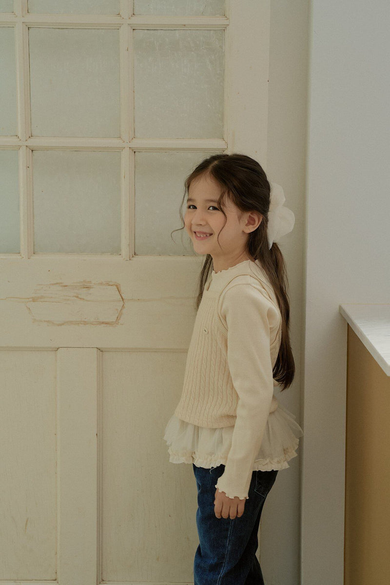 momo ann / knit bustier【for kids】