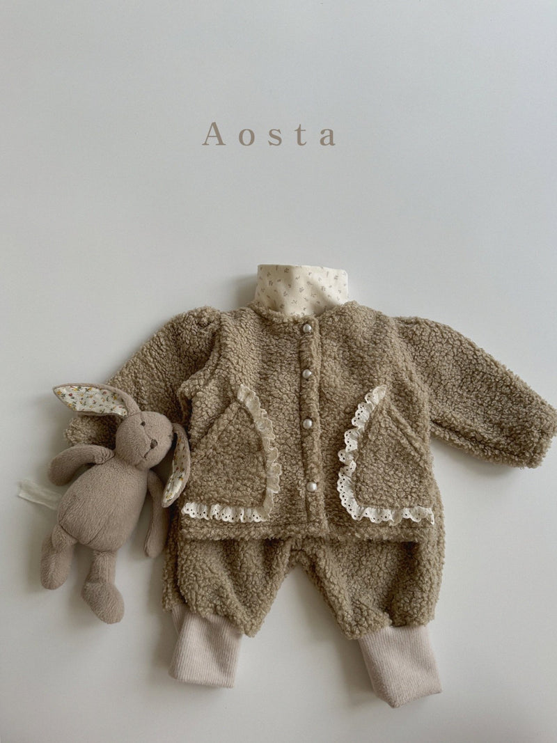 aosta / tete bear cardigan