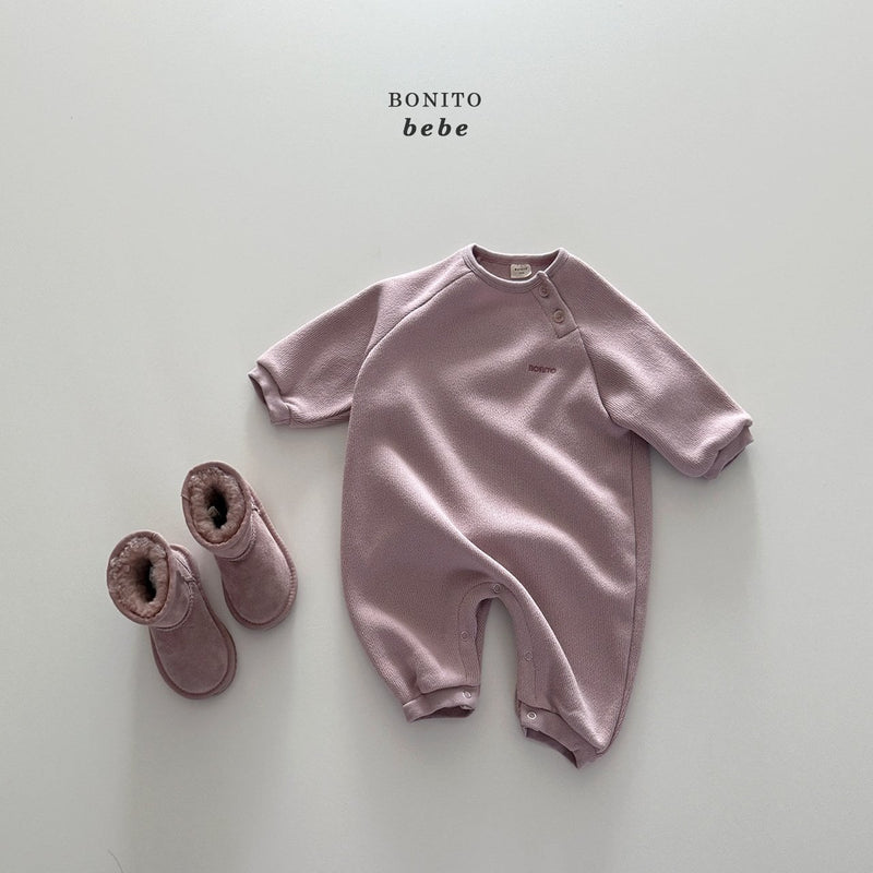 bonito /  knit raglan suit【for baby】