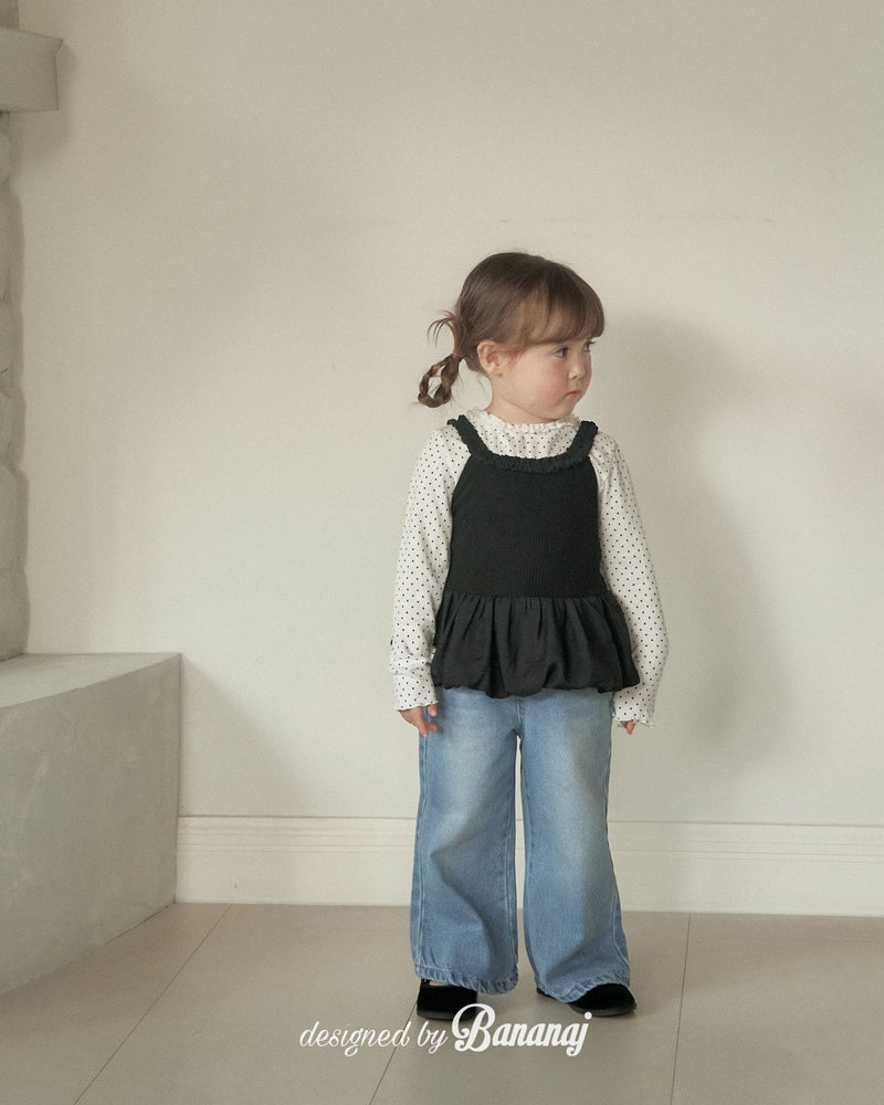 bananaj / ender denim pants【for kids & jr.】