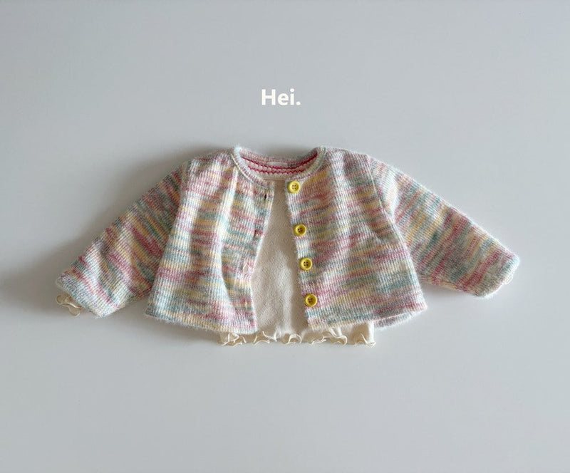 hei. / rainbow cardigan 【for kids】