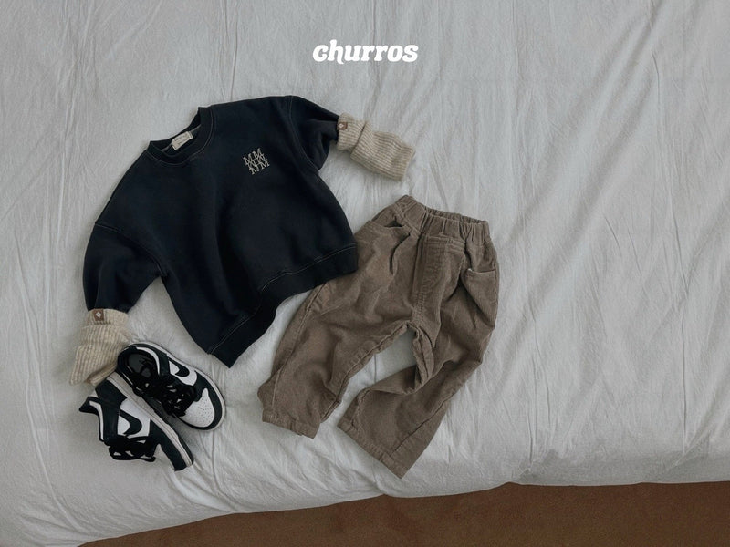 churros / corduroy pants 【for kids , jr】