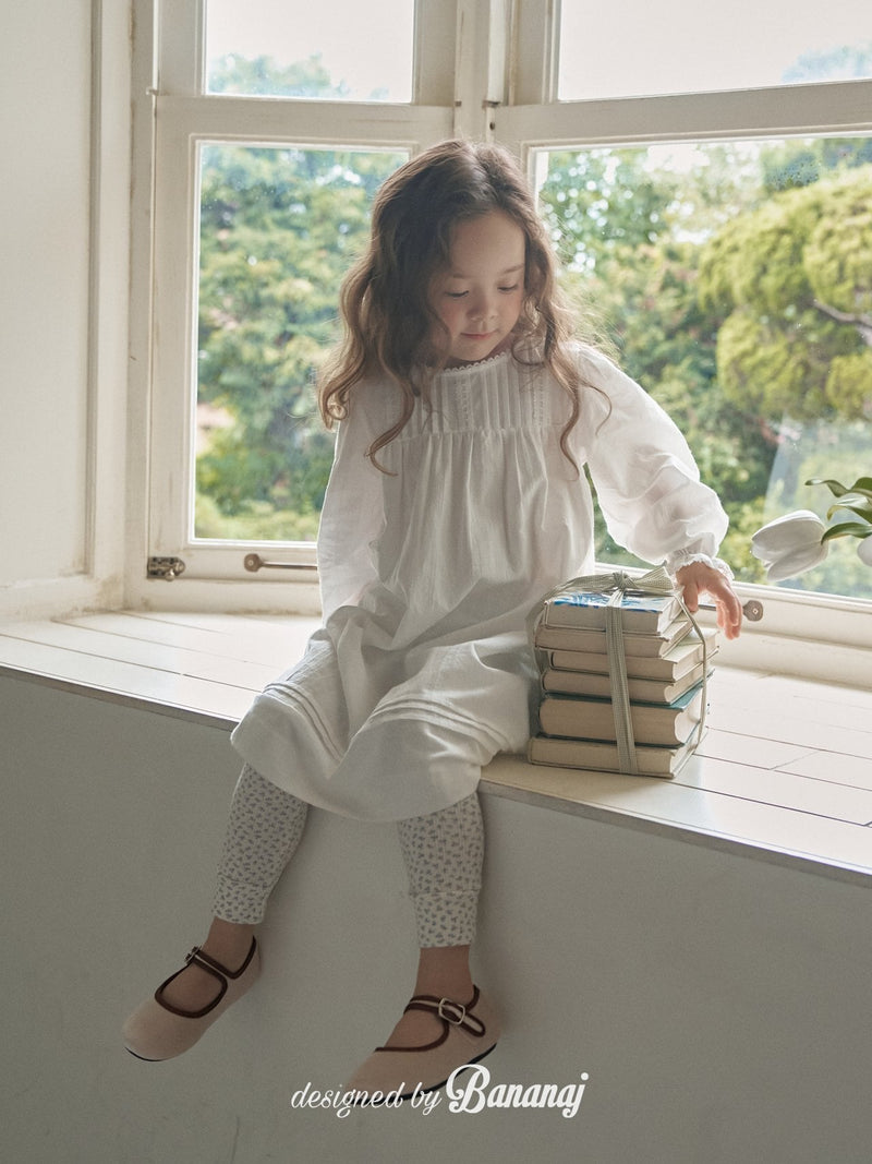 bananaj / lace banding leggings【for kids & jr.】