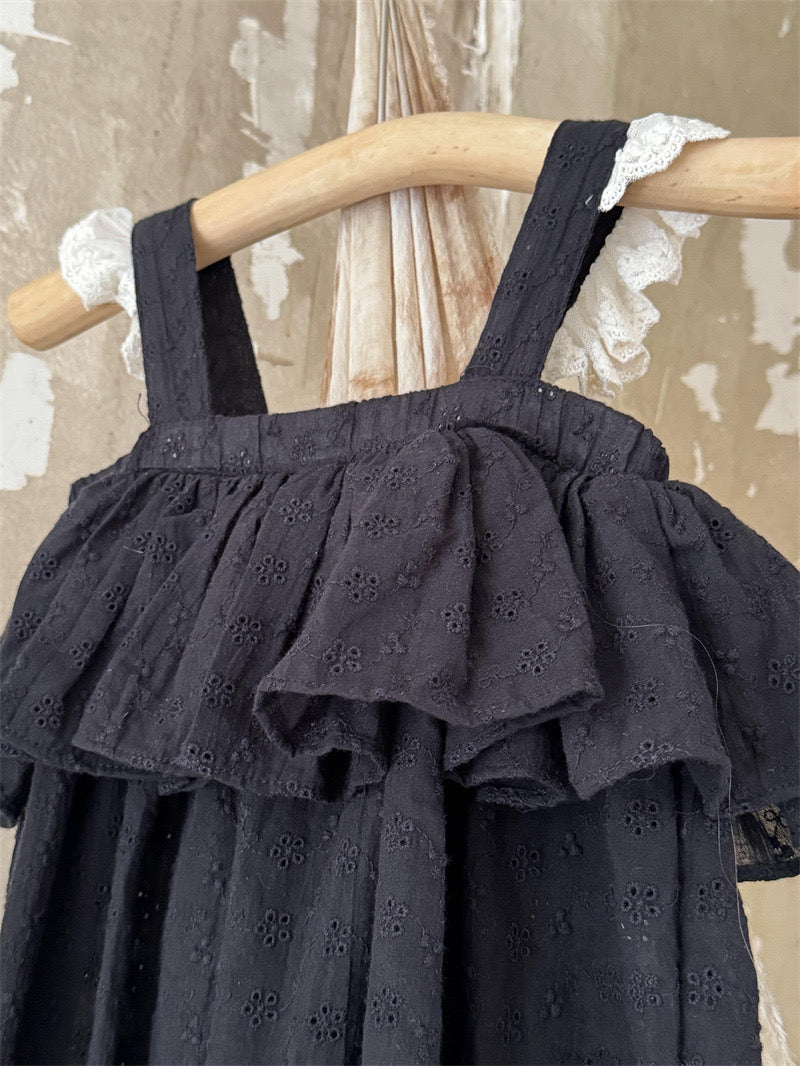 cheng le / frill jump suit【for kids & jr.】