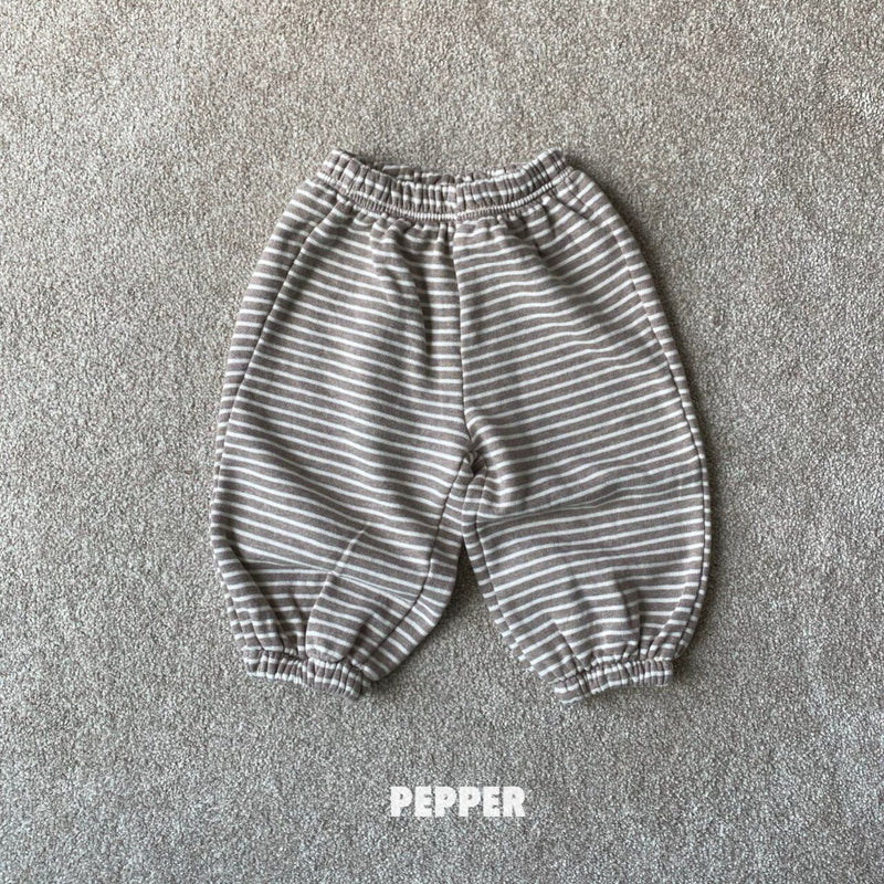 【即納 100size】
 pepper / border jogger pants