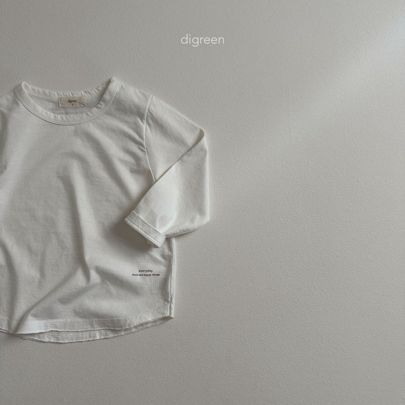 digreen / letter tee