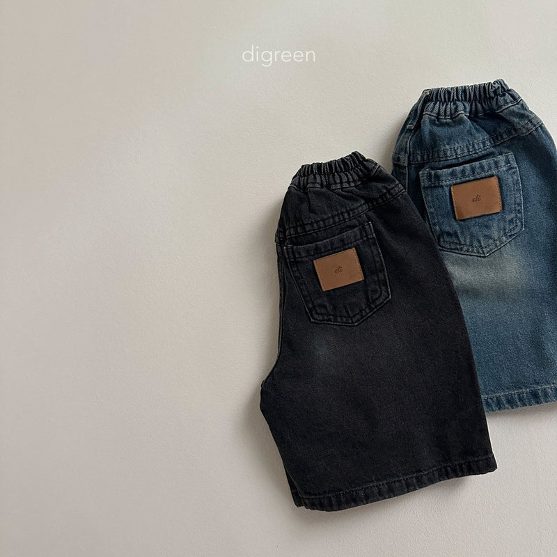 digreen / bermuda denim pants