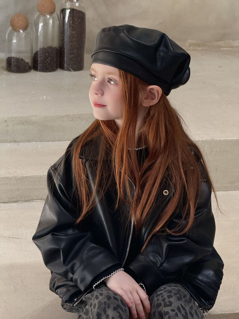 otaly /  leather béret【for kids , jr.】