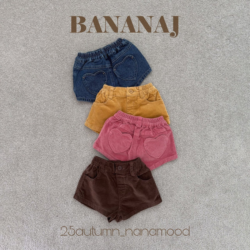 bananaj / dangkong heart pants【for kids & jr.】