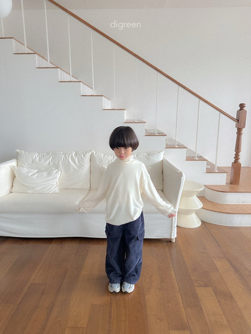 digreen / teddy turtleneck【for kids】