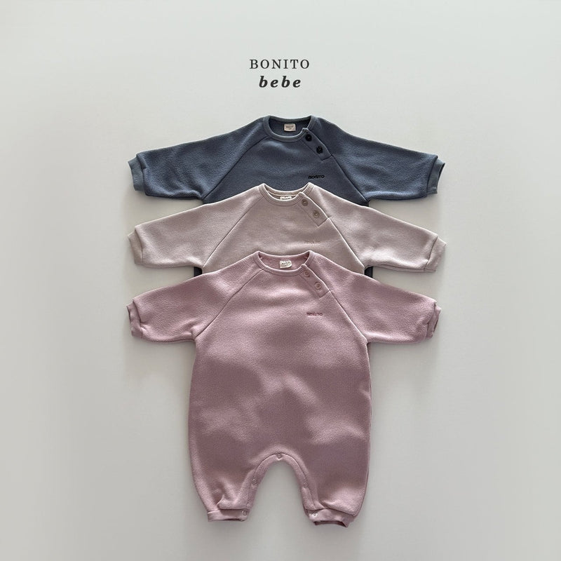 bonito /  knit raglan suit【for baby】