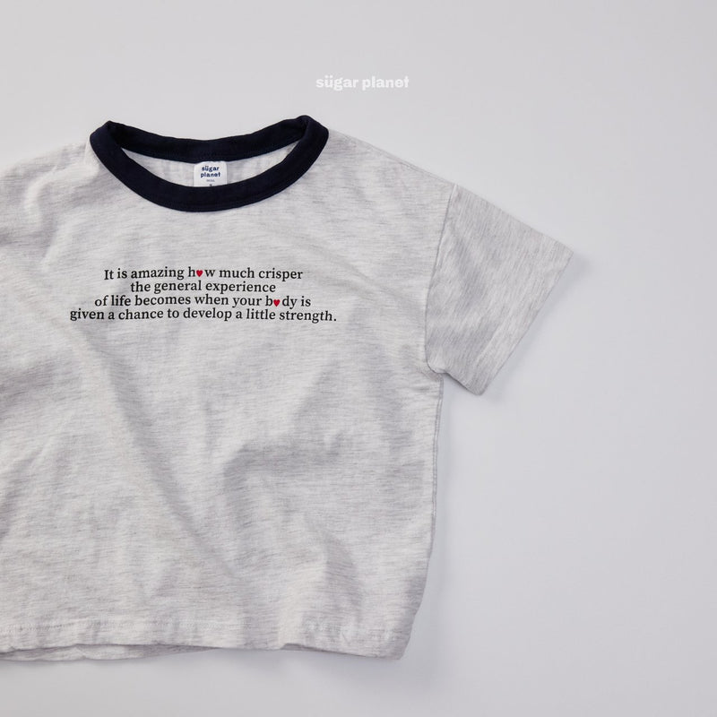 sugar planet  / heart t-shirt【for kids&Jr.】