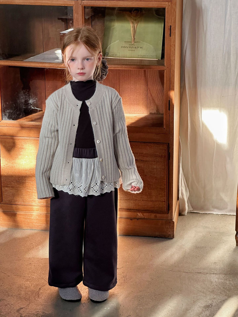 lace wide pants 【for kids&Jr.】