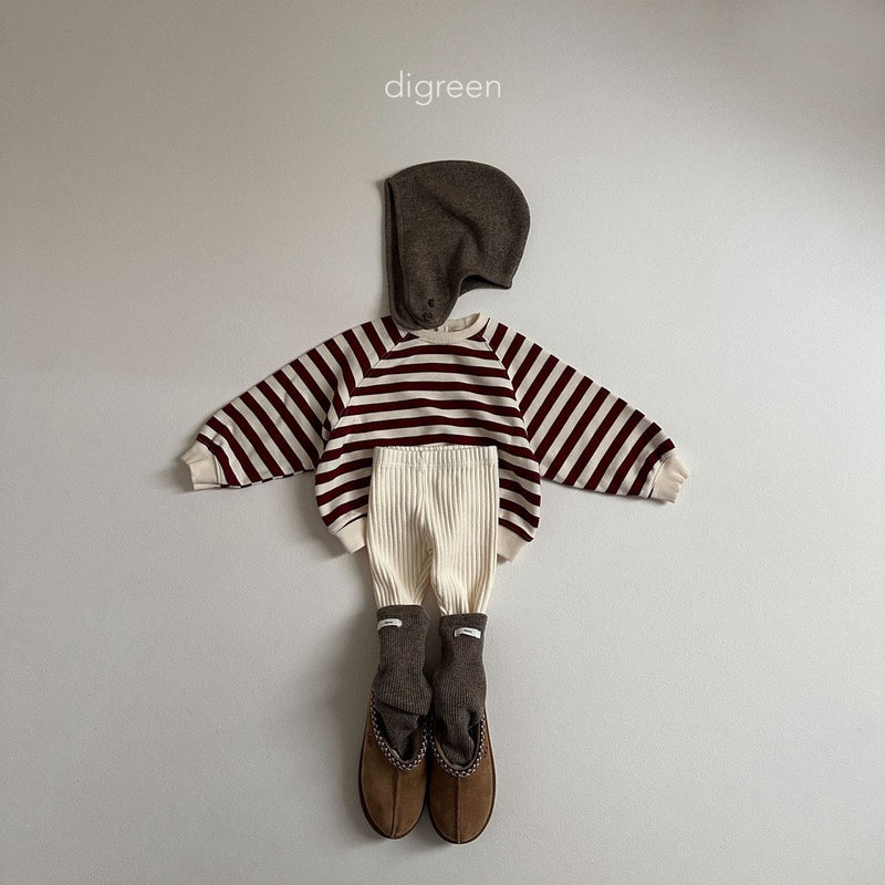 digreen / rib leggings