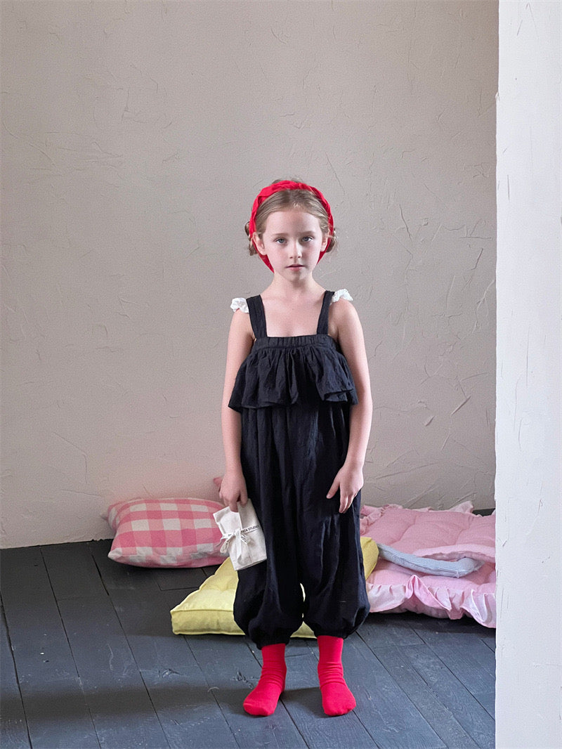 cheng le / frill jump suit【for kids & jr.】