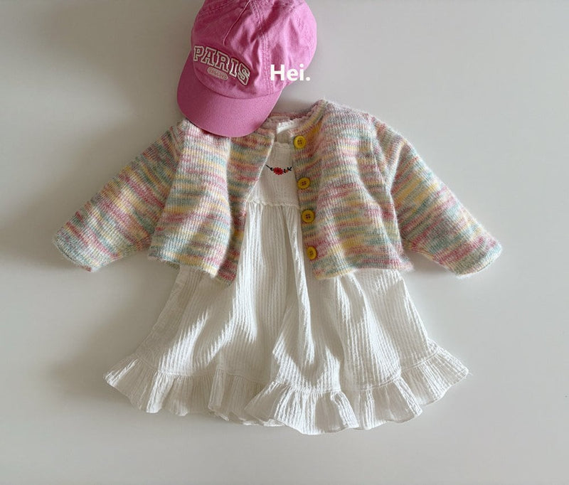 hei. / rainbow cardigan 【for kids】