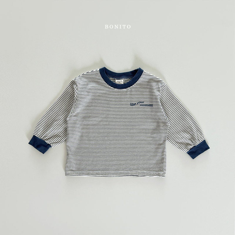 bonito / stripe moment tee