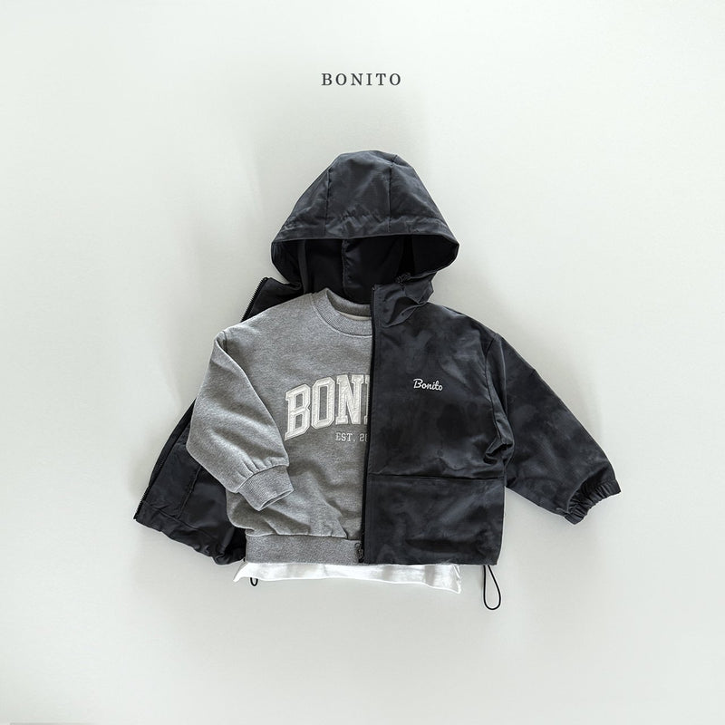 bonito / windbreaker hood jumper【for kids,Jr.&adult】