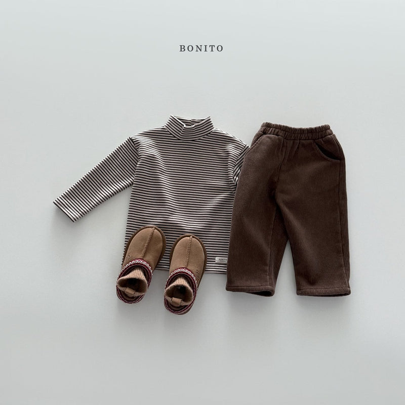 bonito / stripe polar tee 【for kids&Jr.】