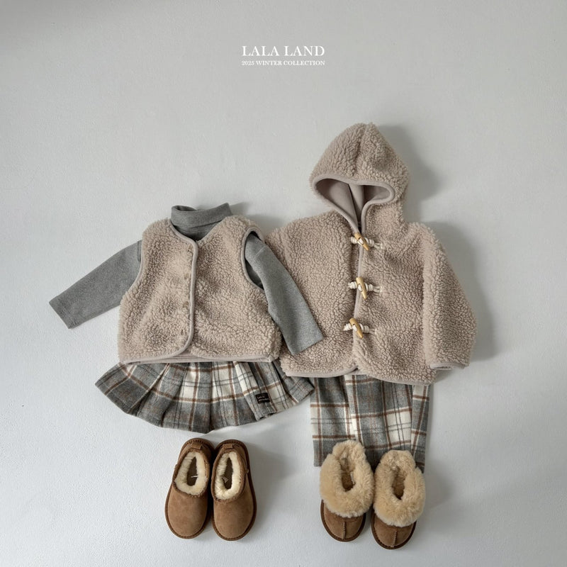lalaland / bucket check pants【for kids】
