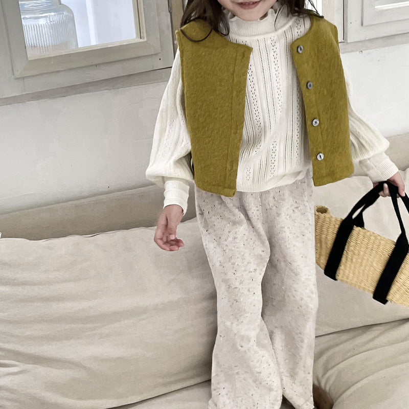 loose fit vest【for kids , jr】