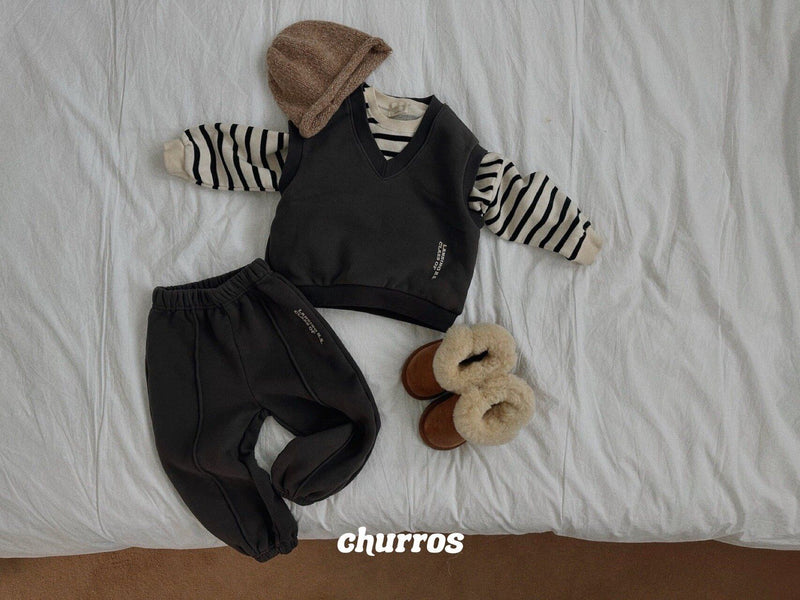 churros / pin tuck jogger pants 【for kids , jr】