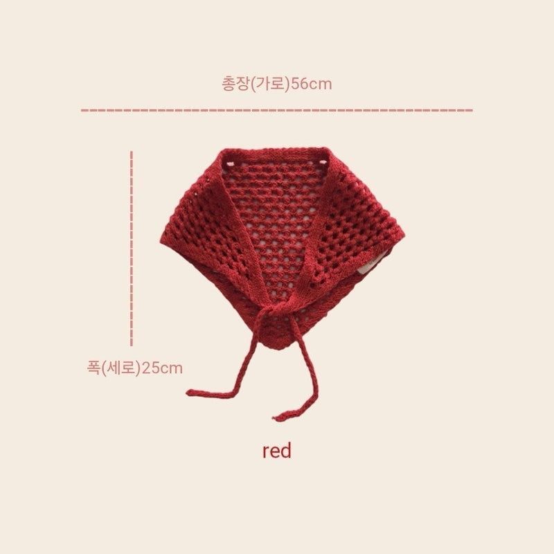 by mimi  / triangle bonnet【for kids , jr】