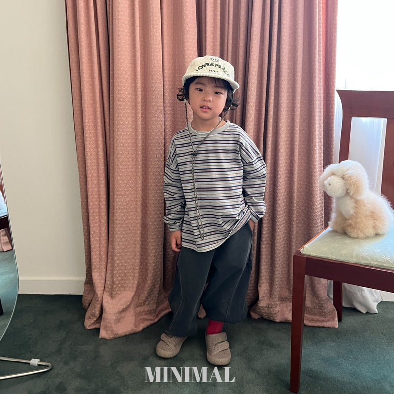 minimal / pigment boarder tee【for kids &Jr.】