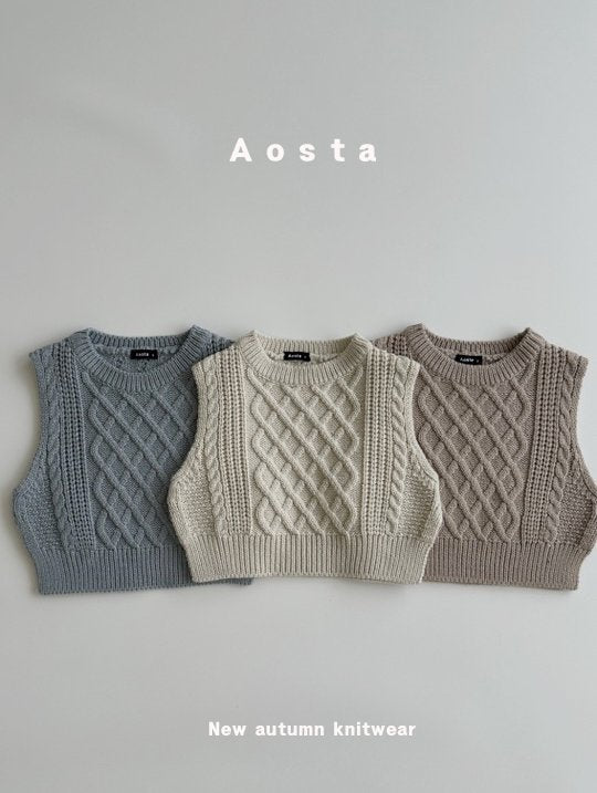 aosta / knit vest