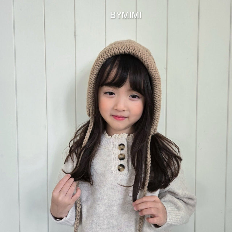 by mimi  / baguette knit tee【for kids , jr】