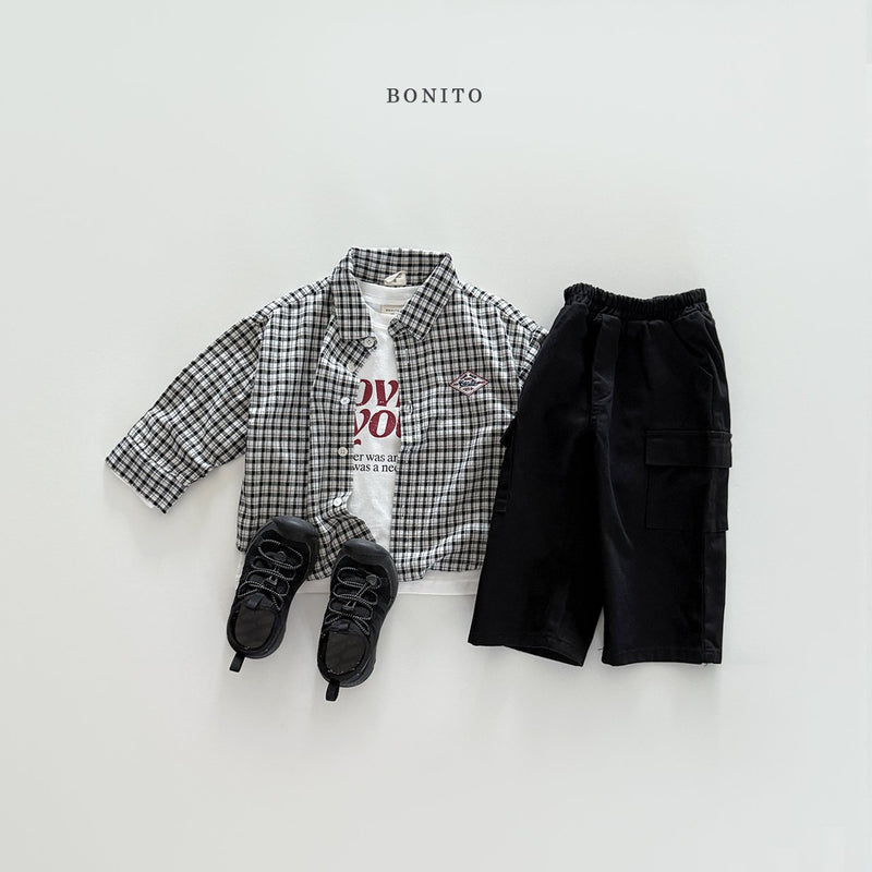bonito / straight cargo pants【for kids&Jr.】
