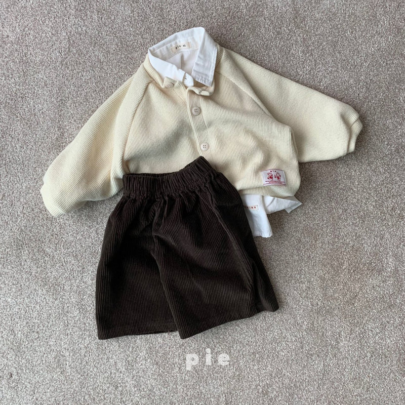 pie/ golden bermuda pants