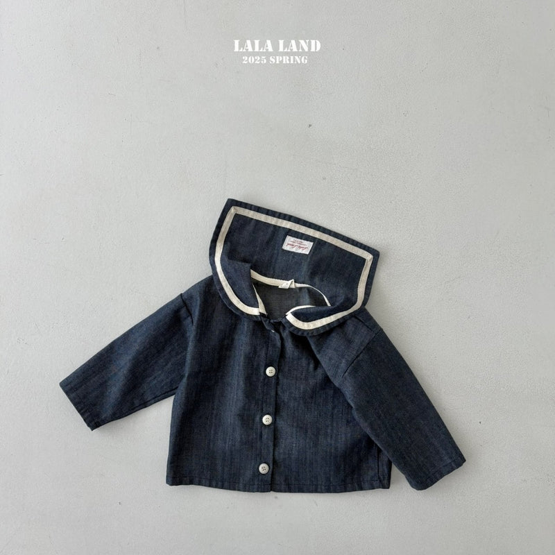 lalaland / sailor denim shirt【for kids】