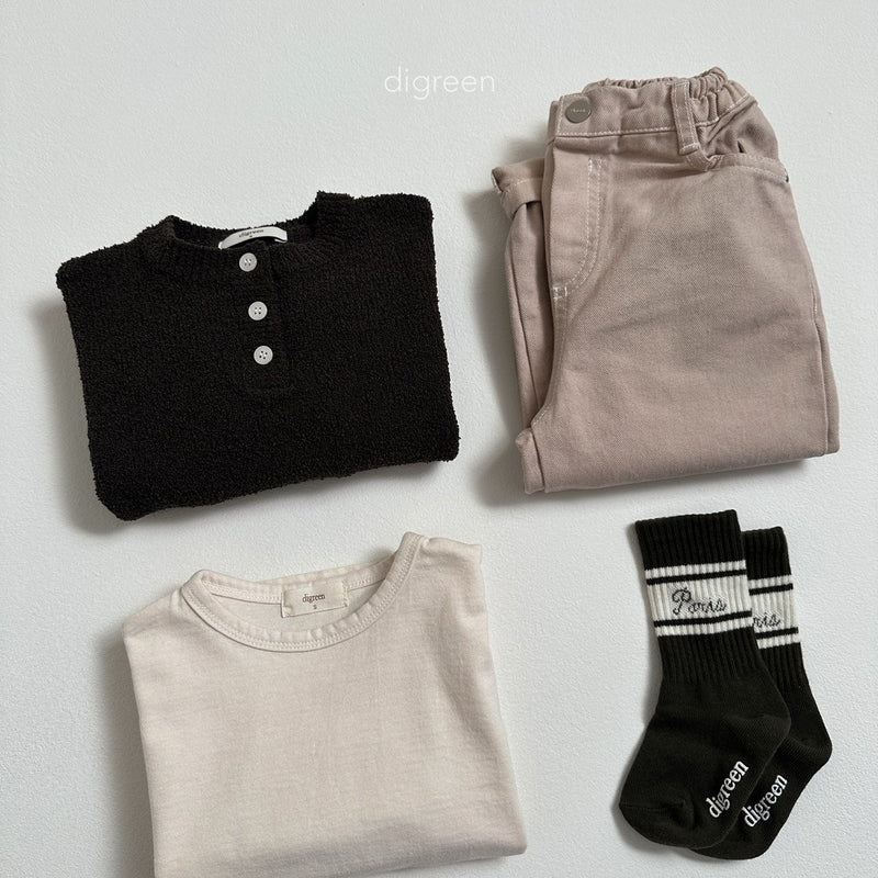 digreen / paris socks【for kids】