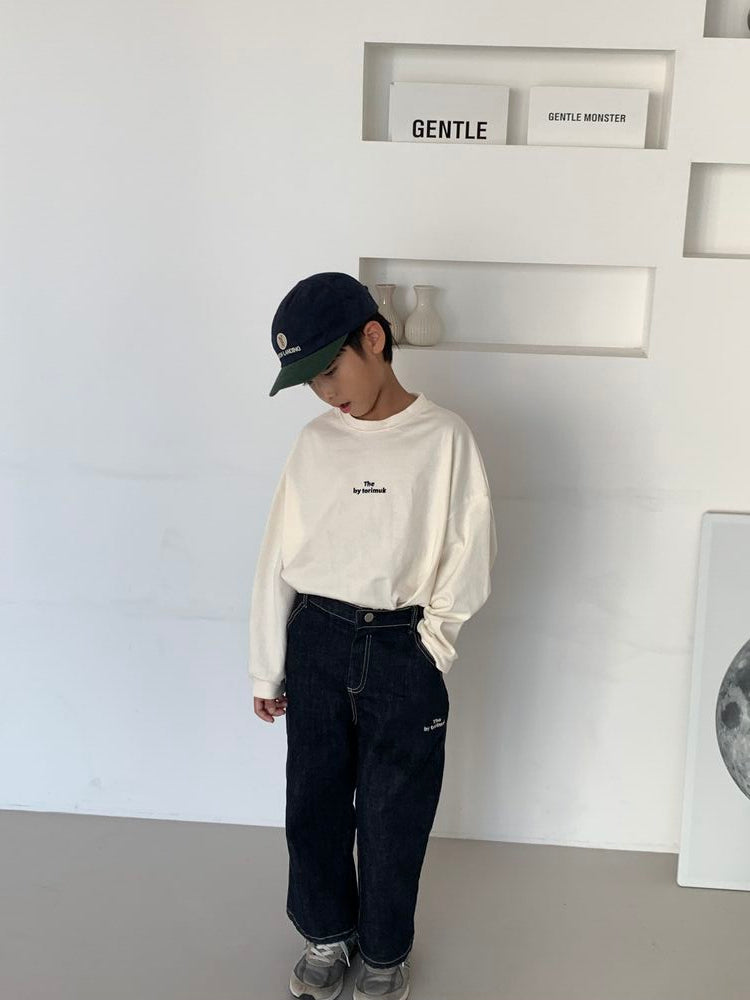 【即納 120size】
 torimuk / non-faded jeans  【for kids & jr.】