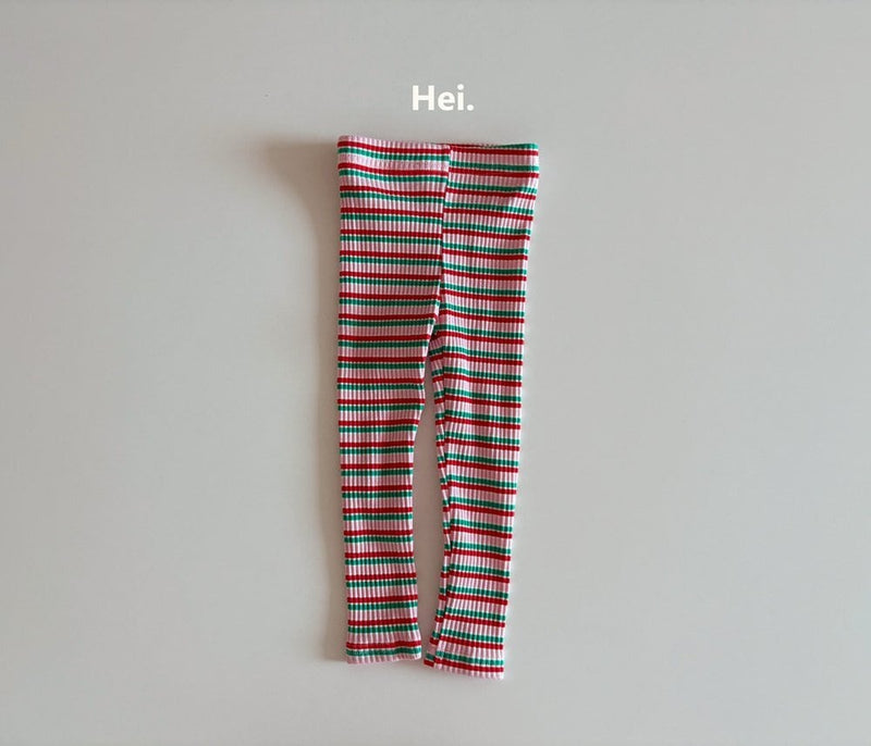 hei. / stripe leggings【for kids】