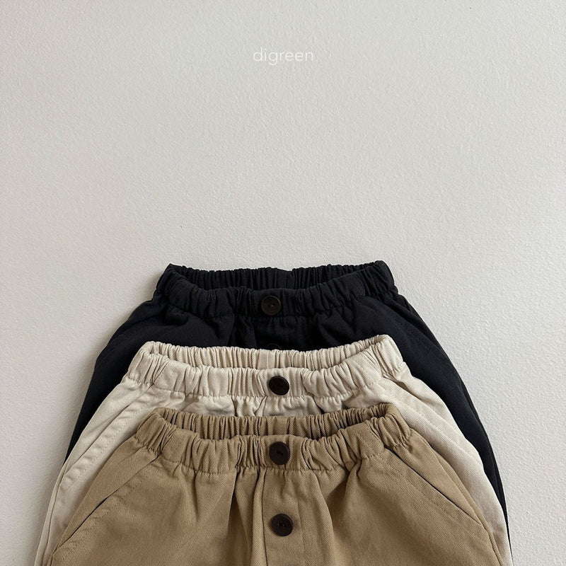 digreen / eyelet pants