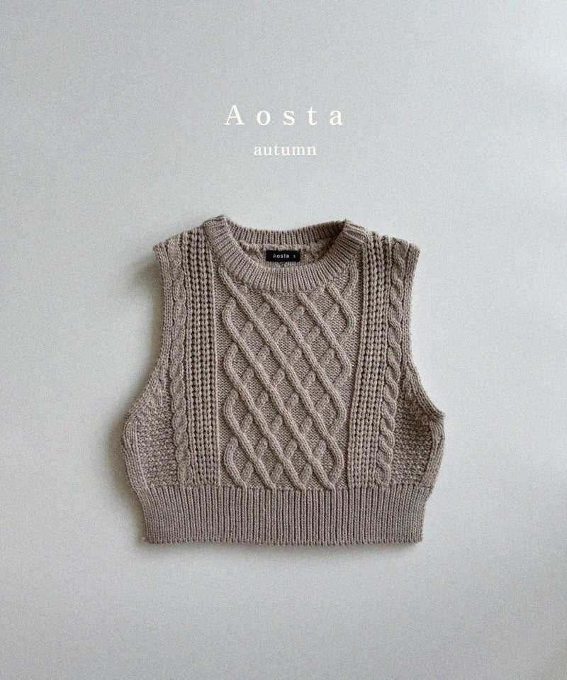 aosta / knit vest