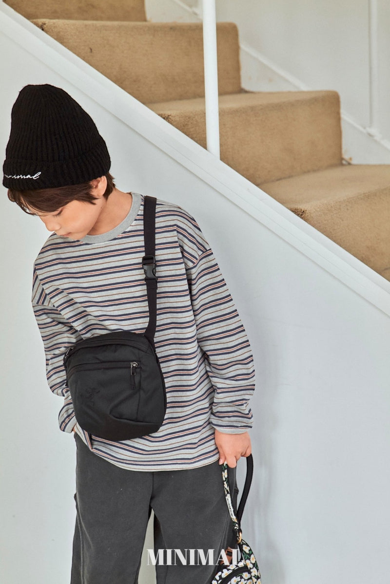 minimal / pigment boarder tee【for kids &Jr.】
