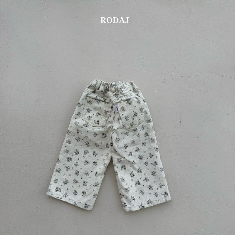 Roda.j  / poem flower pants【for kids & jr.】