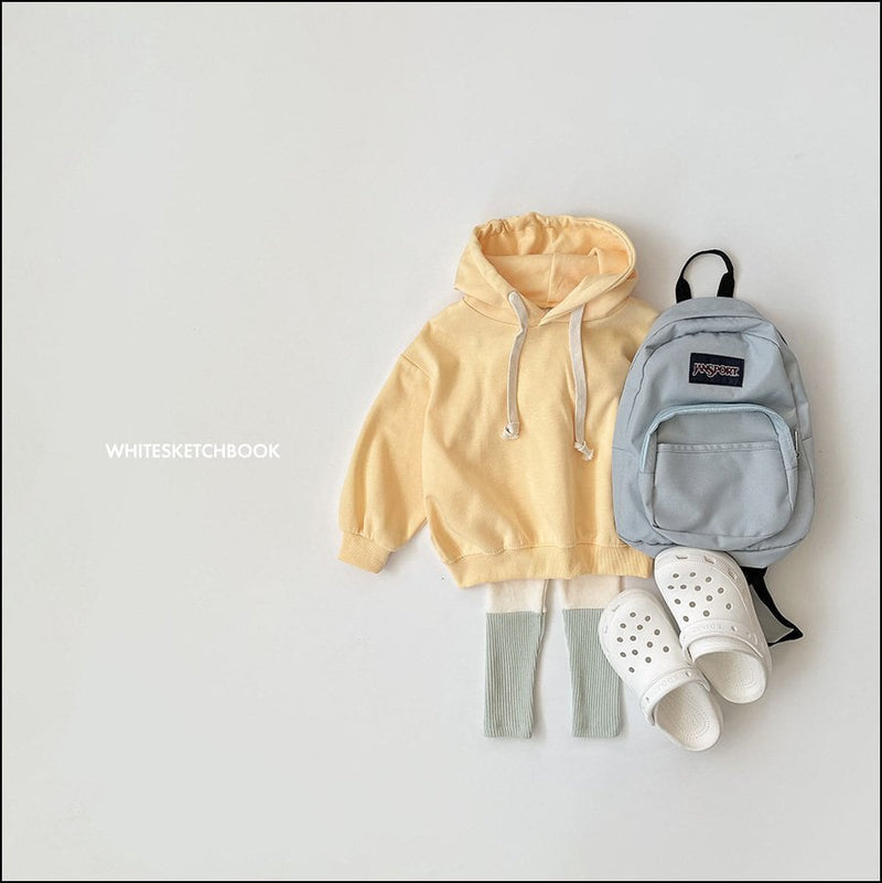 『8/31まで特別価格』white sketch book / soda muji hood mtm【for kids&Jr.】