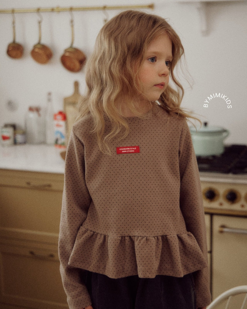 by mimi  / mini dot tee【for kids , jr】