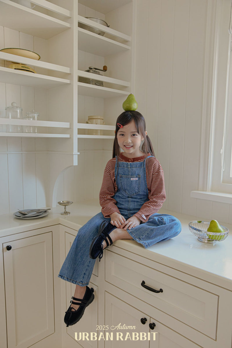 urban rabbit / denim boots cut overall【for kids & Jr.】