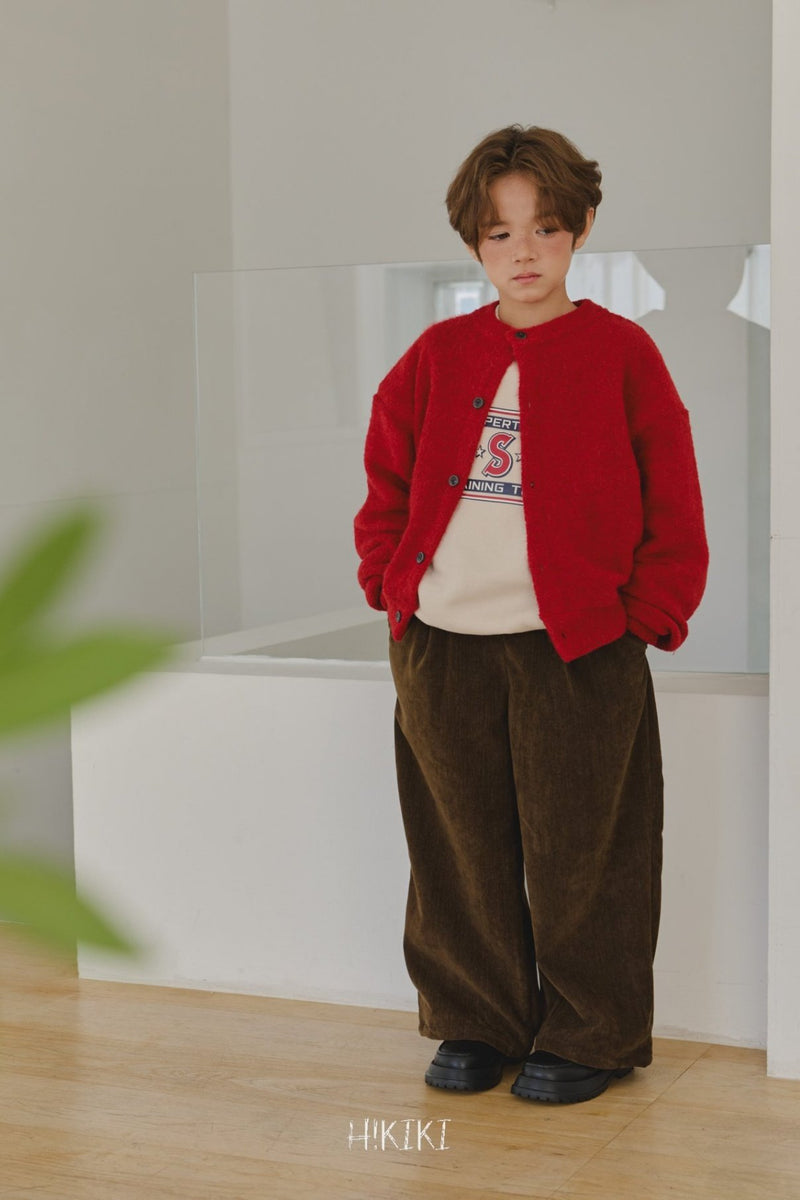 hikiki / boucle cardigan【for kids, jr.】