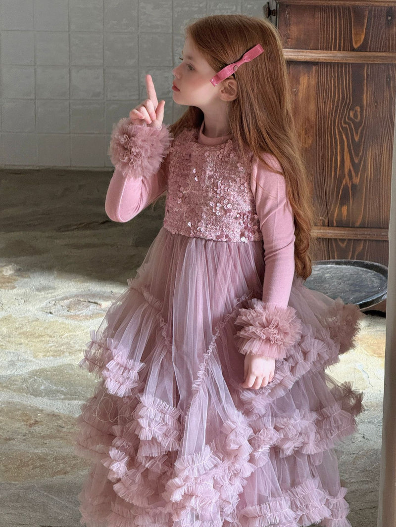 otaly / pink celebrate one-piece tops set【for kids , jr】