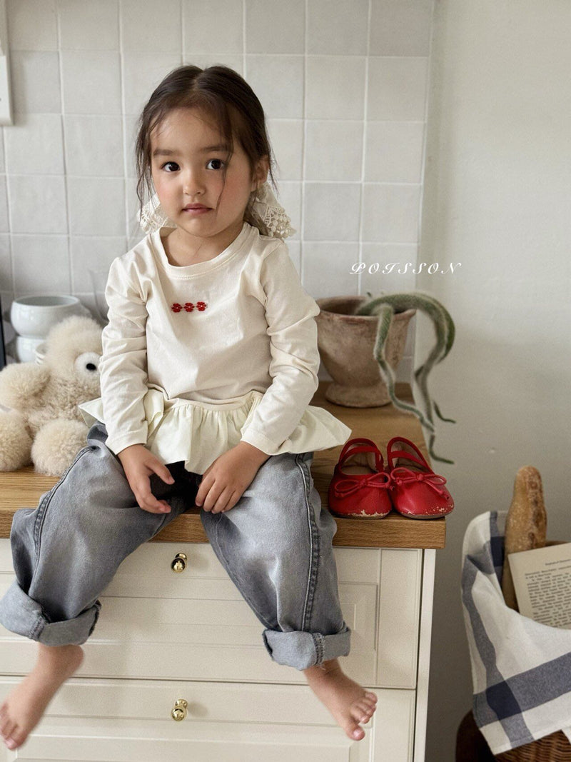 poisson / brush denim pants【for kids &Jr.】