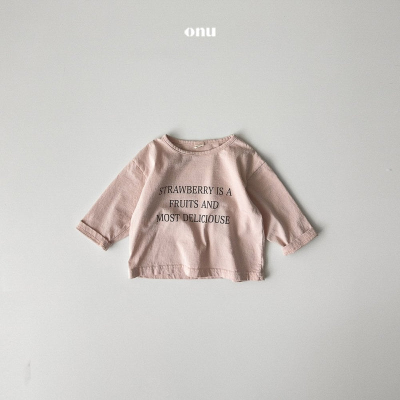 onu / strawberry tee【for kids】