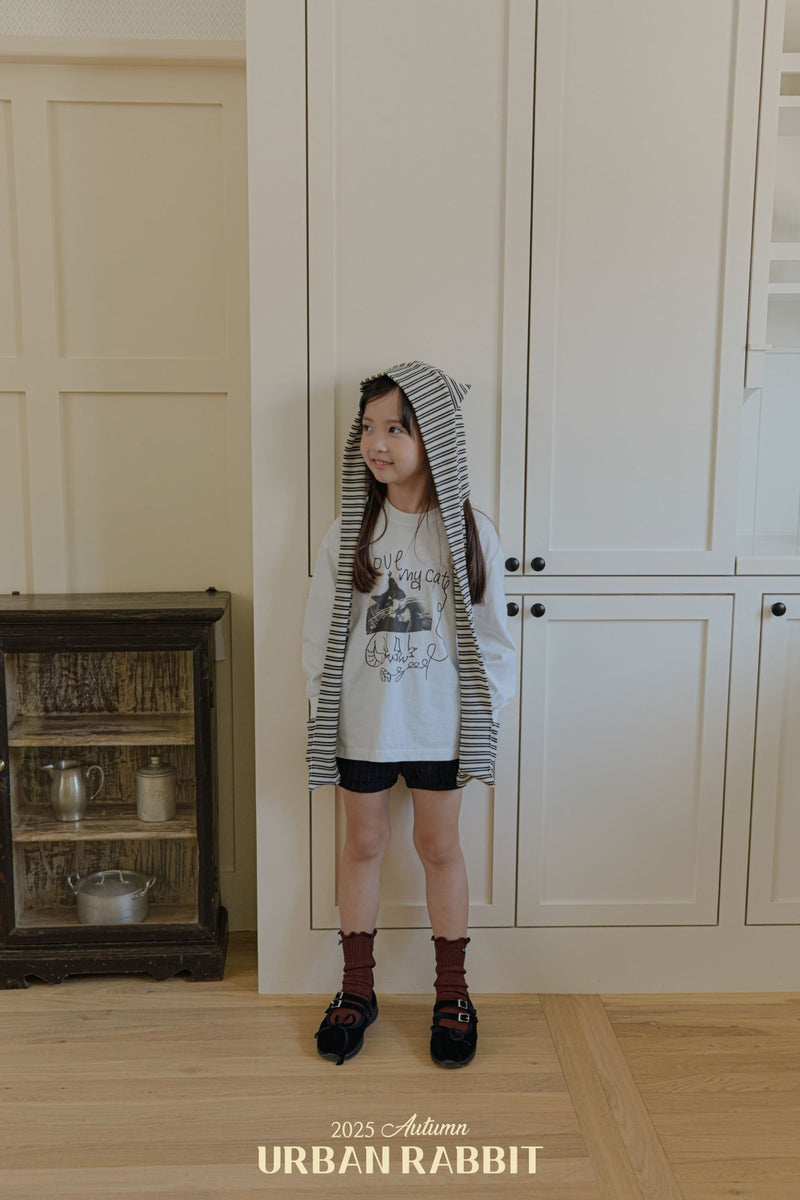 urban rabbit / my cat long t-shirt【for kids & Jr.】