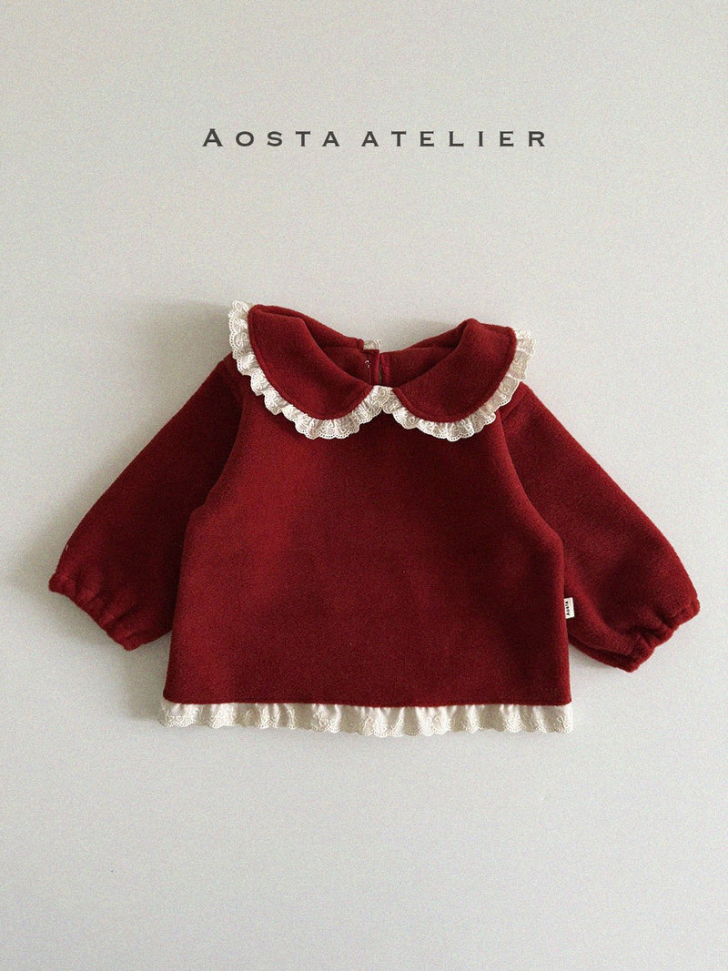 aosta / winter frills blouse